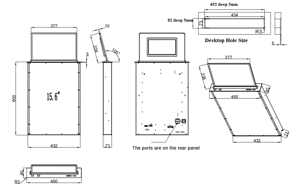 E7005 Hole Size E7005 Hole Size